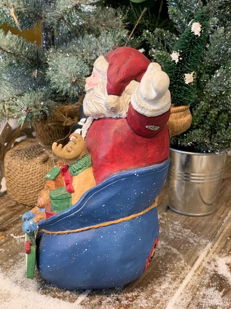 SALE <br> Sandi Gore Evans <br> Jolly Follies <br> Santa in Bag