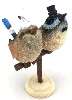 Bristlebrush Designs <br> Blue Fairy Wren Couple, Wedding