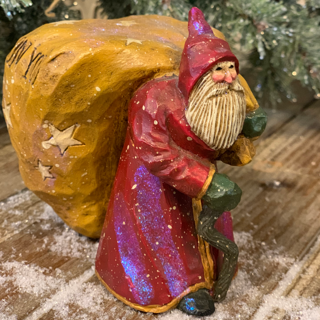 SALE - 40% OFF <br> Pam Schifferl<br> Winter's Eve <br> Santa with Giant Sack