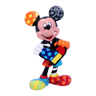 Disney Britto <br> Mickey Holding Heart Figurine <br>(Mini)