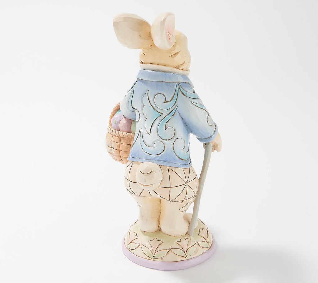 Heartwood Creek <br> White Woodland Pastel Easter Bunny <br> Hare's Easter