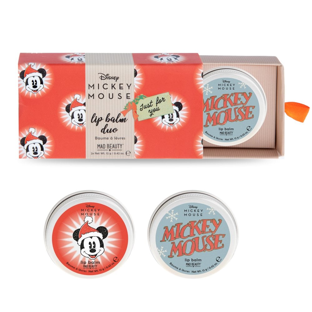 Mad Beauty <br> Disney Mickey Jingle All The Way Lip Balm Duo