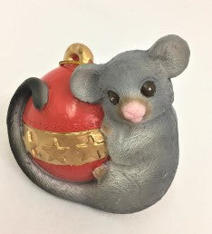 Bristlebrush Designs <br> Possum Christmas Tree Ornament With Bauble