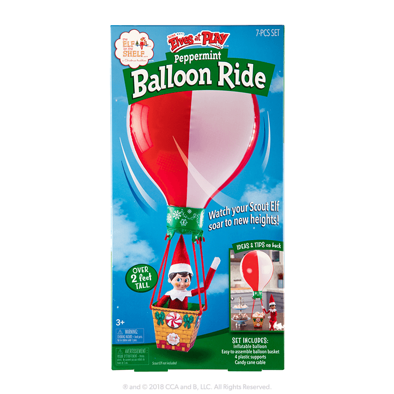 Scout Elves At Play® <br> Peppermint Balloon Ride