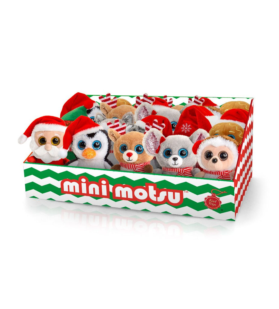 Christmas Soft Toy - Mini Motsu Christmas <br> 12 Assorted