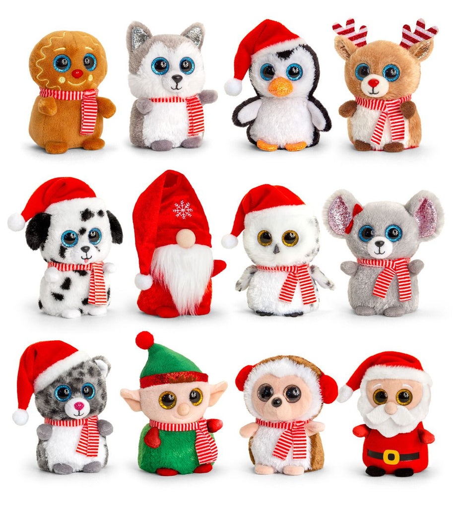 Christmas Soft Toy - Mini Motsu Christmas <br> 12 Assorted