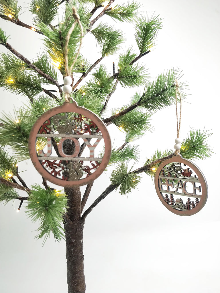 Peace Baubles <br> Hanging Decoration