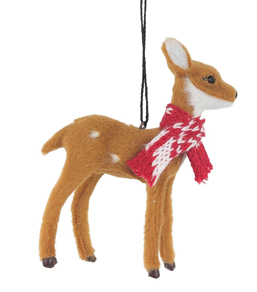 Doe with Scarf <br> Hanging Decoration