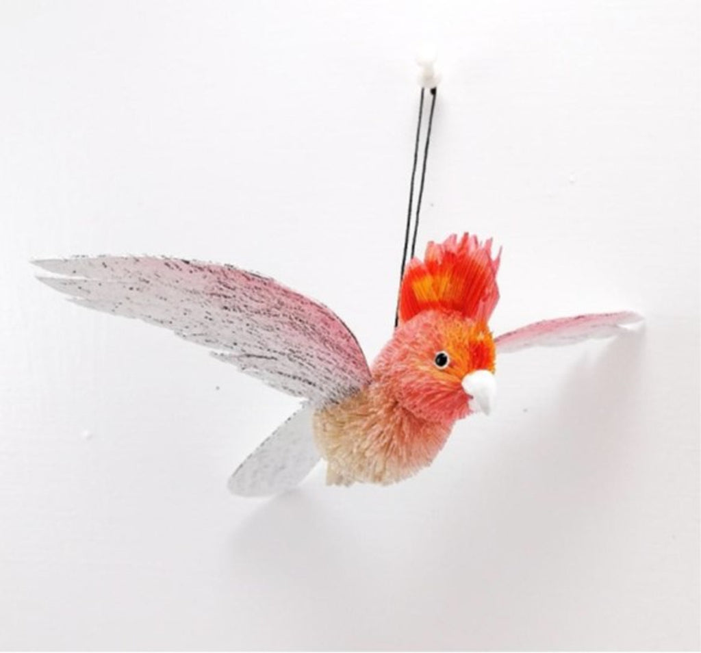 Bristlebrush Designs <br> Hanging Ornament <br> Major Mitchell With Wings